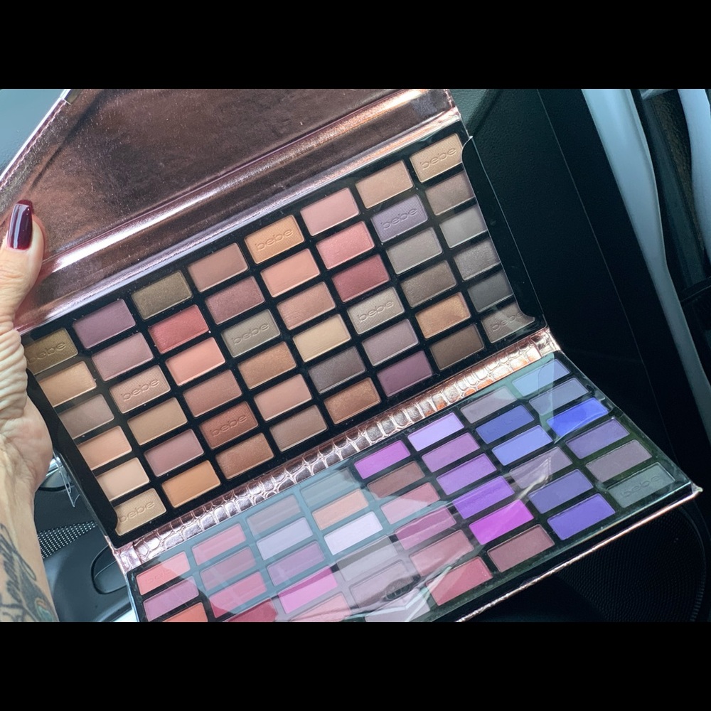 Bebe Rose Gold Eyeshadow Clutch